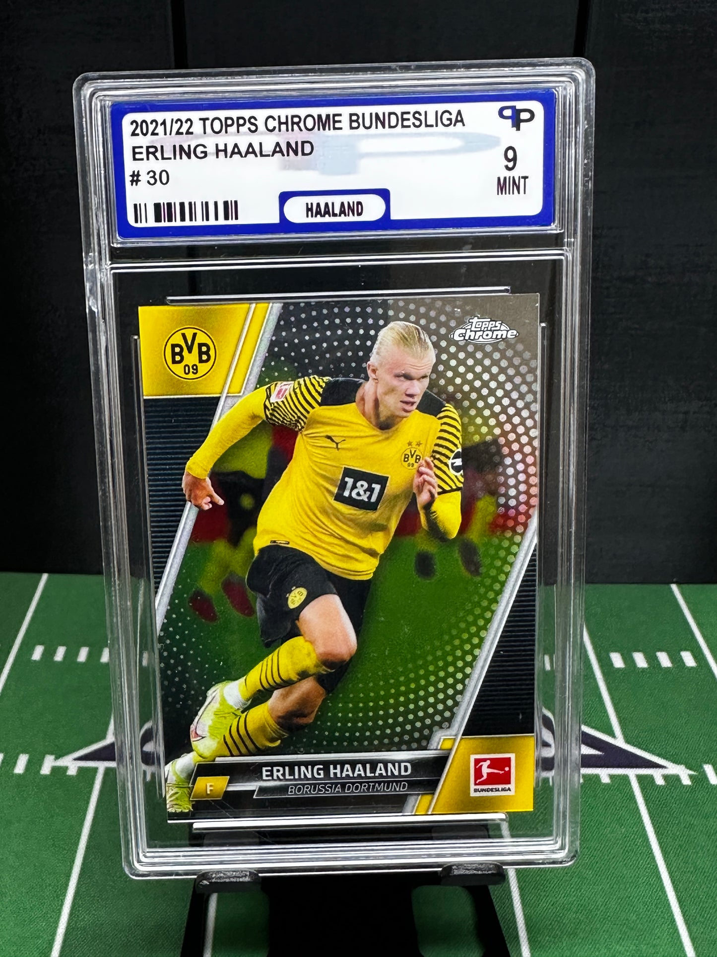 Erling Haaland 2021-22 Topps Bundesliga Soccer #5 PPG 9