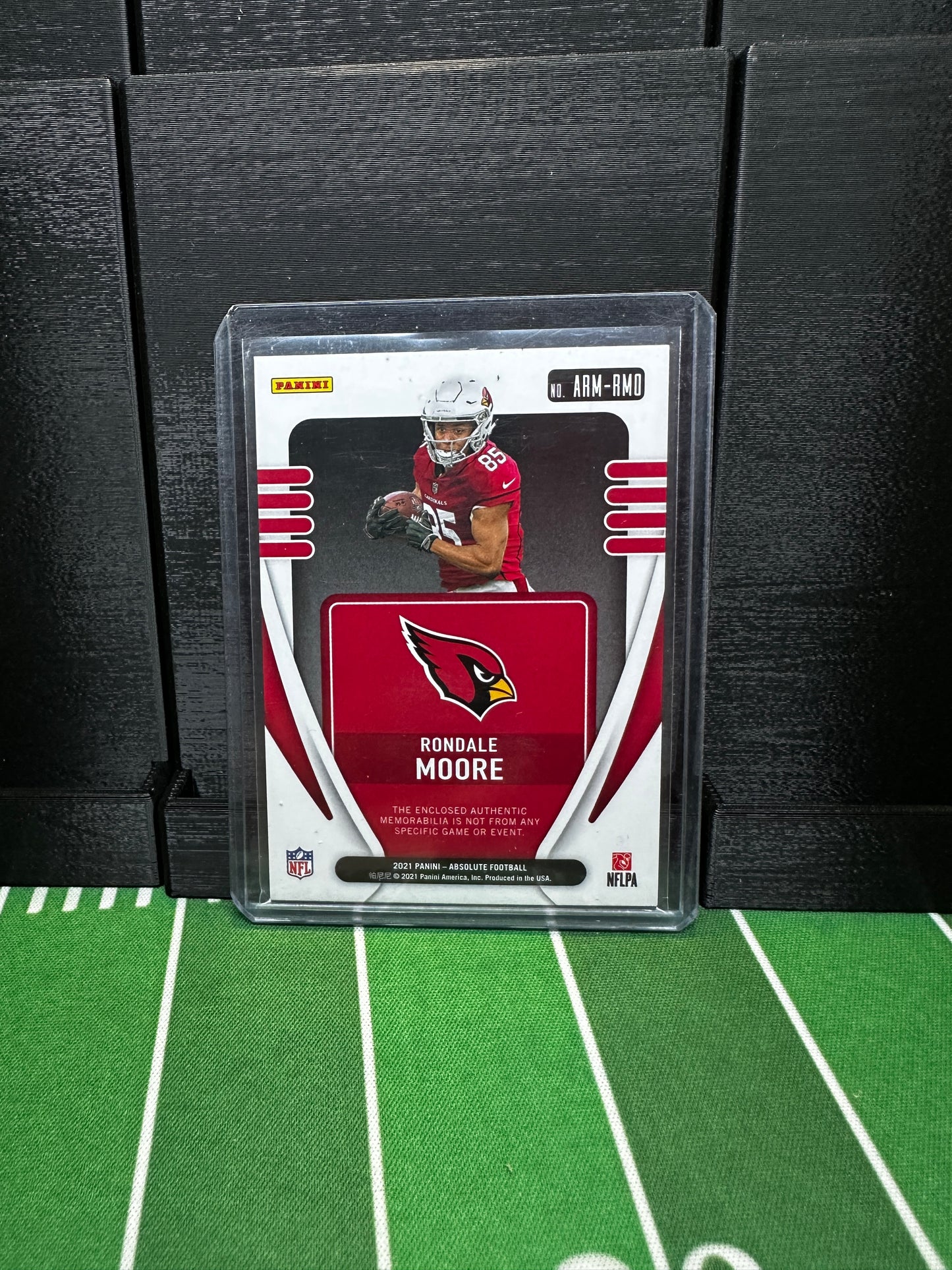 2021 Absolute Rondale Moore RC Rookie Materials Jersey #ARM-RMO Cardinals