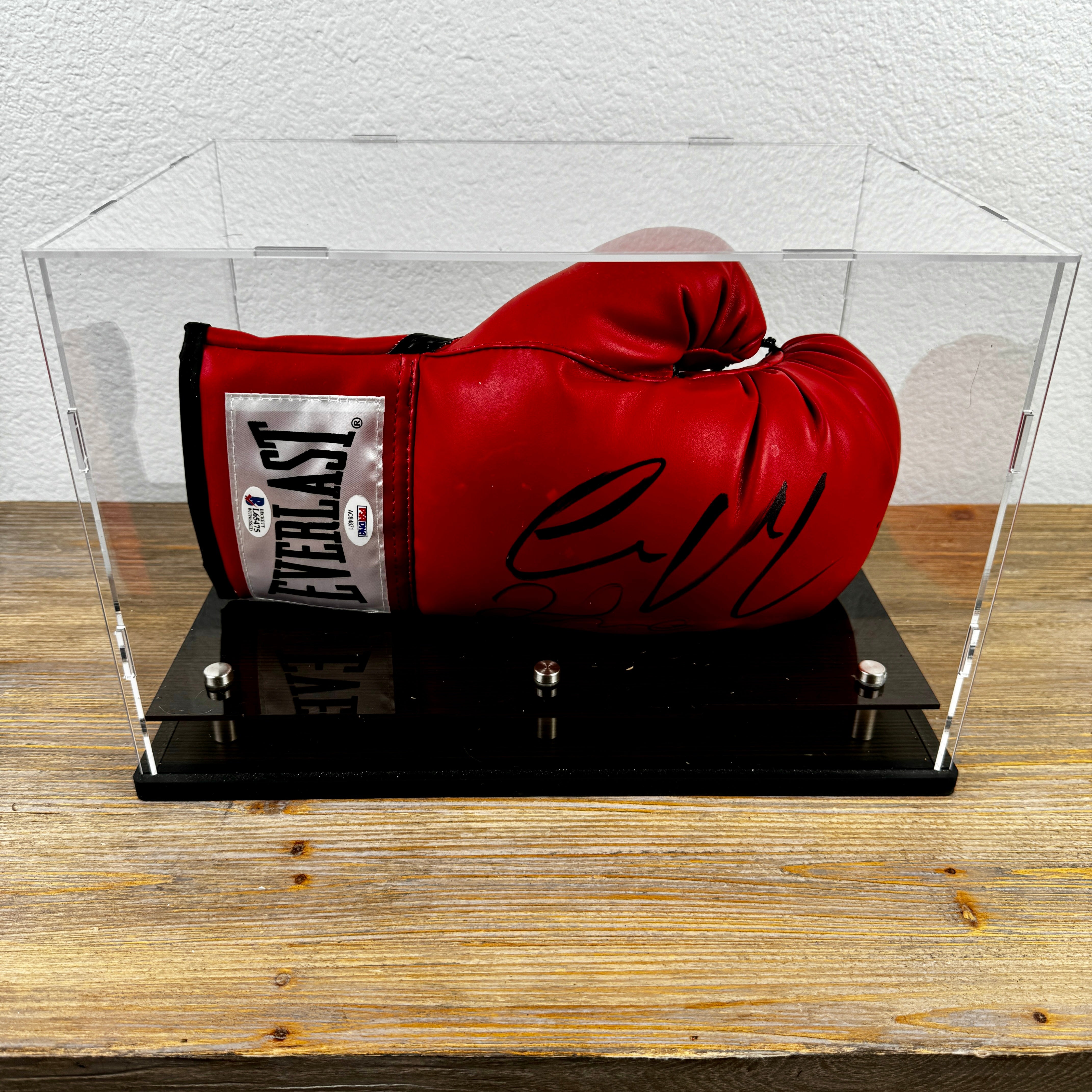 Connor McGregor- Floyd Mayweather Jr. Dual Signed Everlast Boxing Glove Dual Authenticated