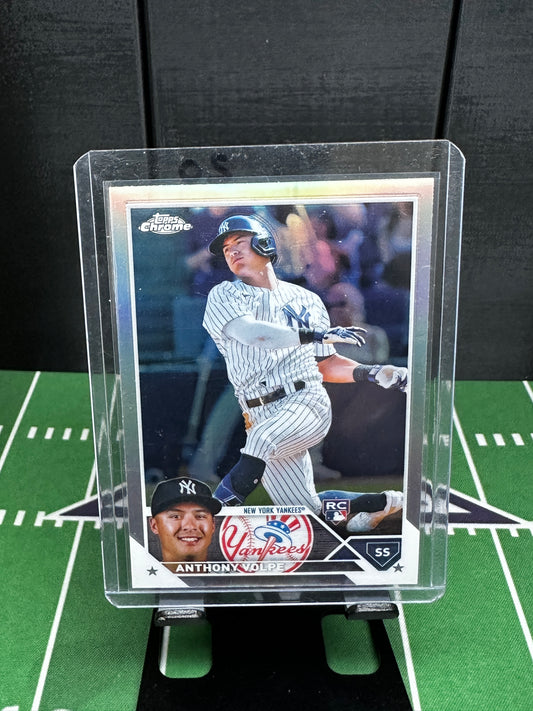 Anthony Volpe 2023 Topps Chrome Refractor Rookie RC New York Yankees