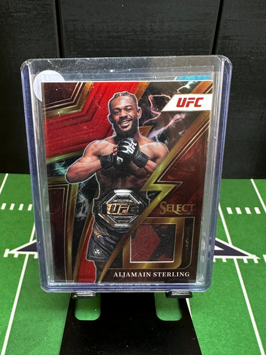2023 Panini Select Aljamain Sterling Sparks  2-color Patch /99 UFC