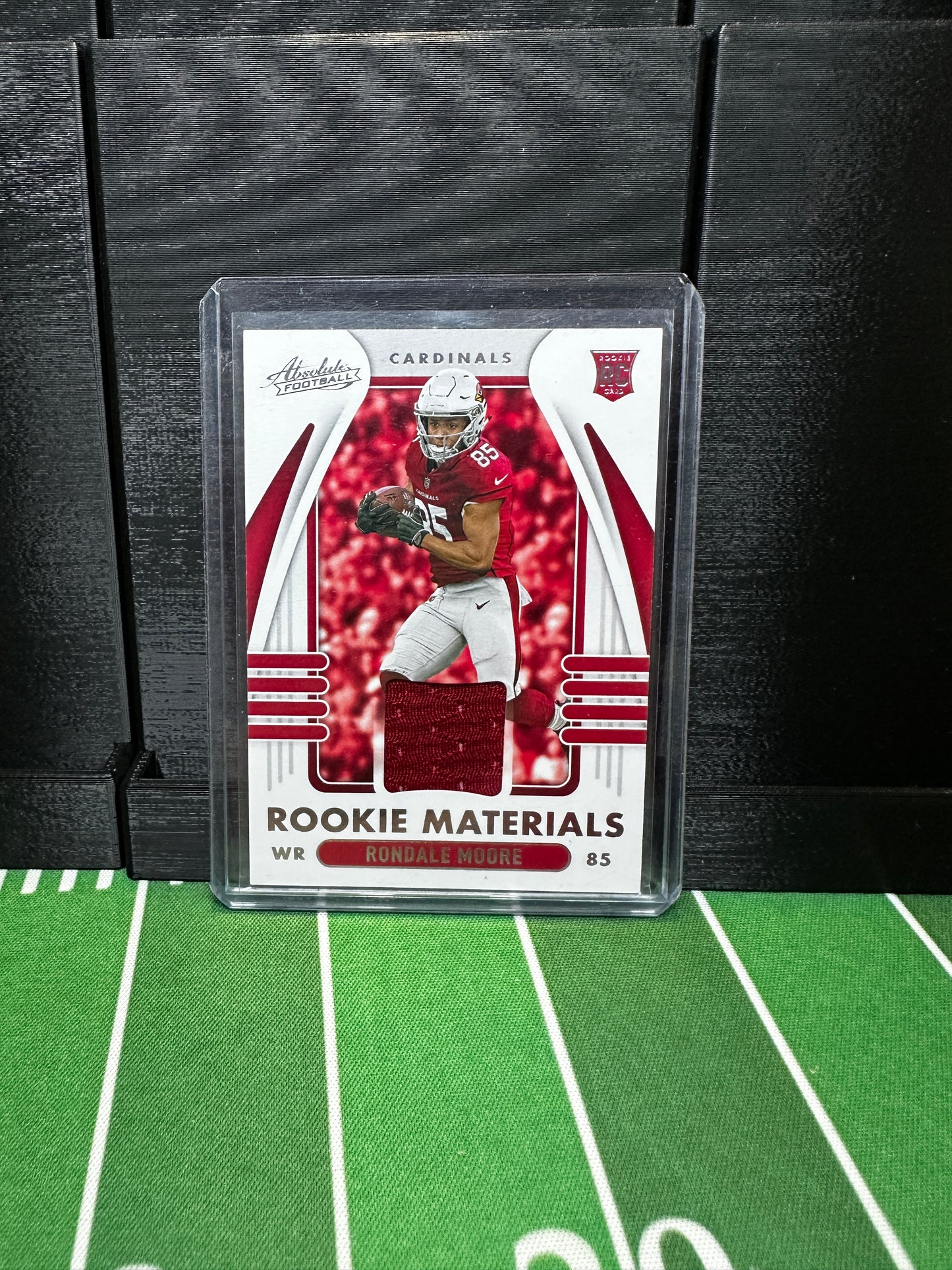 2021 Absolute Rondale Moore RC Rookie Materials Jersey #ARM-RMO Cardinals
