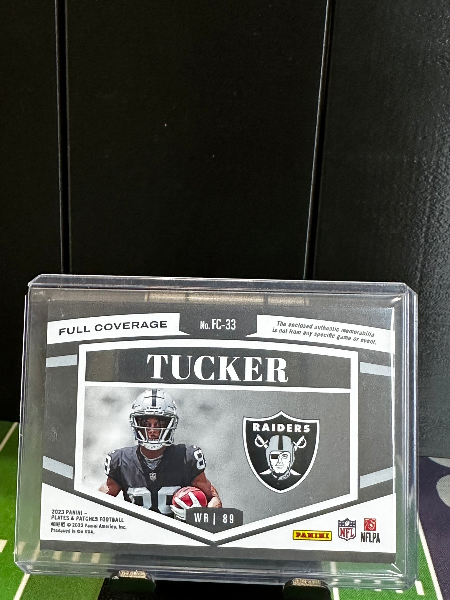 Tre Tucker 2023 Panini Plates & Patches Full Coverage Rookie Card /45
