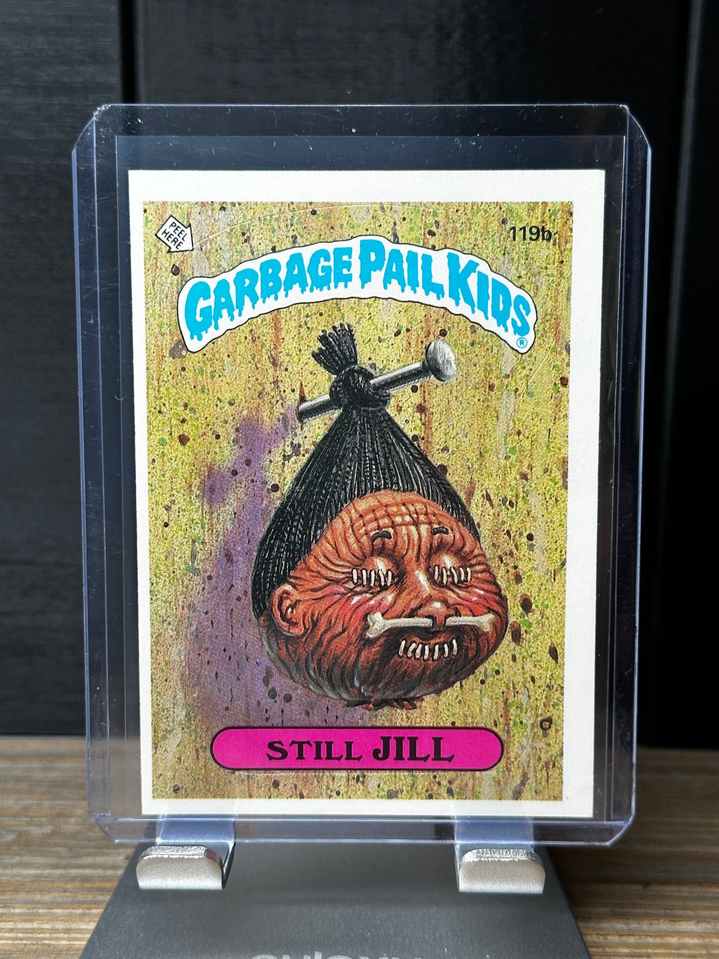 Vintage 1986 Topps Garbage Pail Kids GPK Card #119a STILL JILL