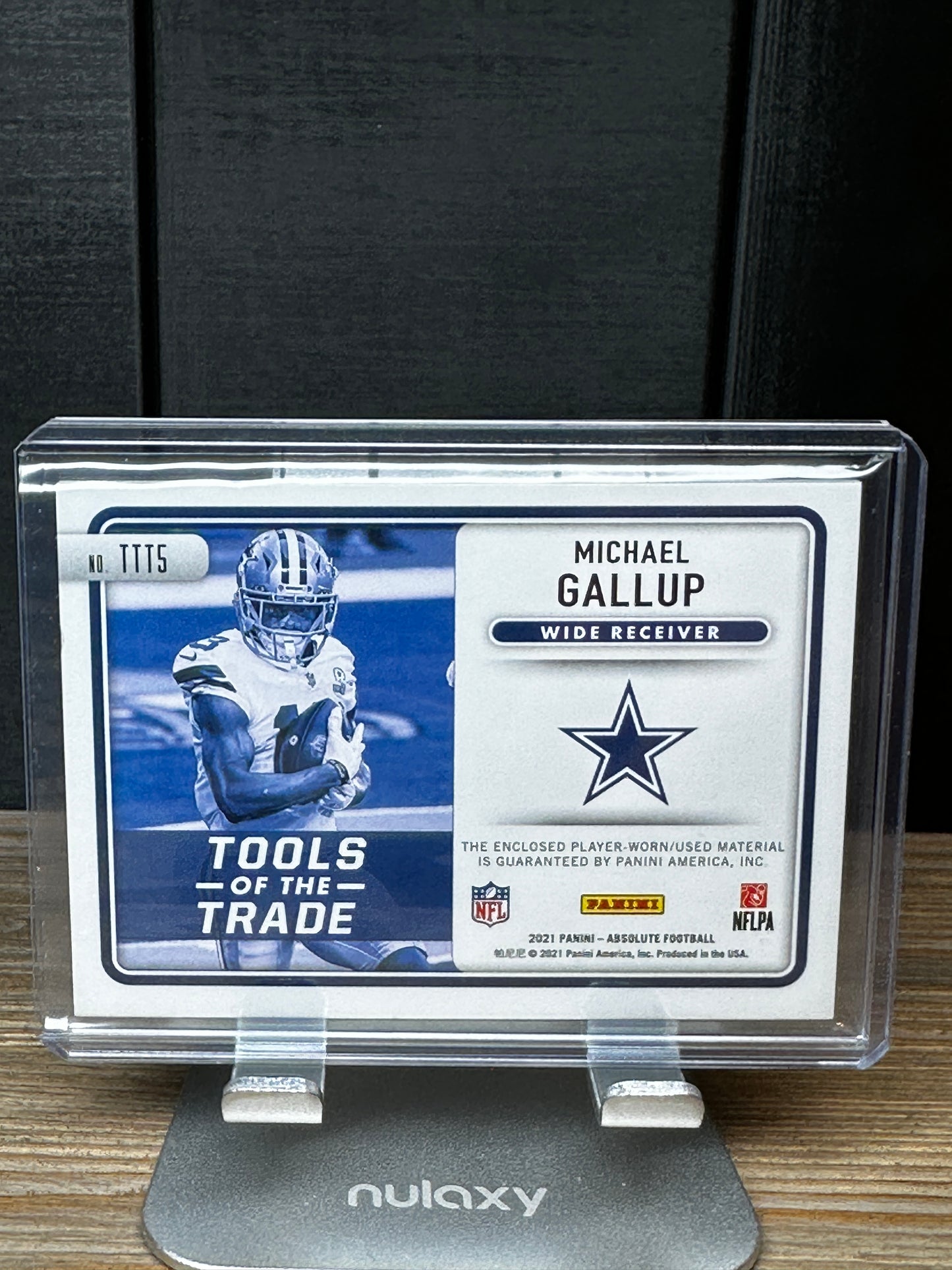 2021 Panini Absolute!! Michael Gallup!! Tools of the Trade!! 3-patch /75!!