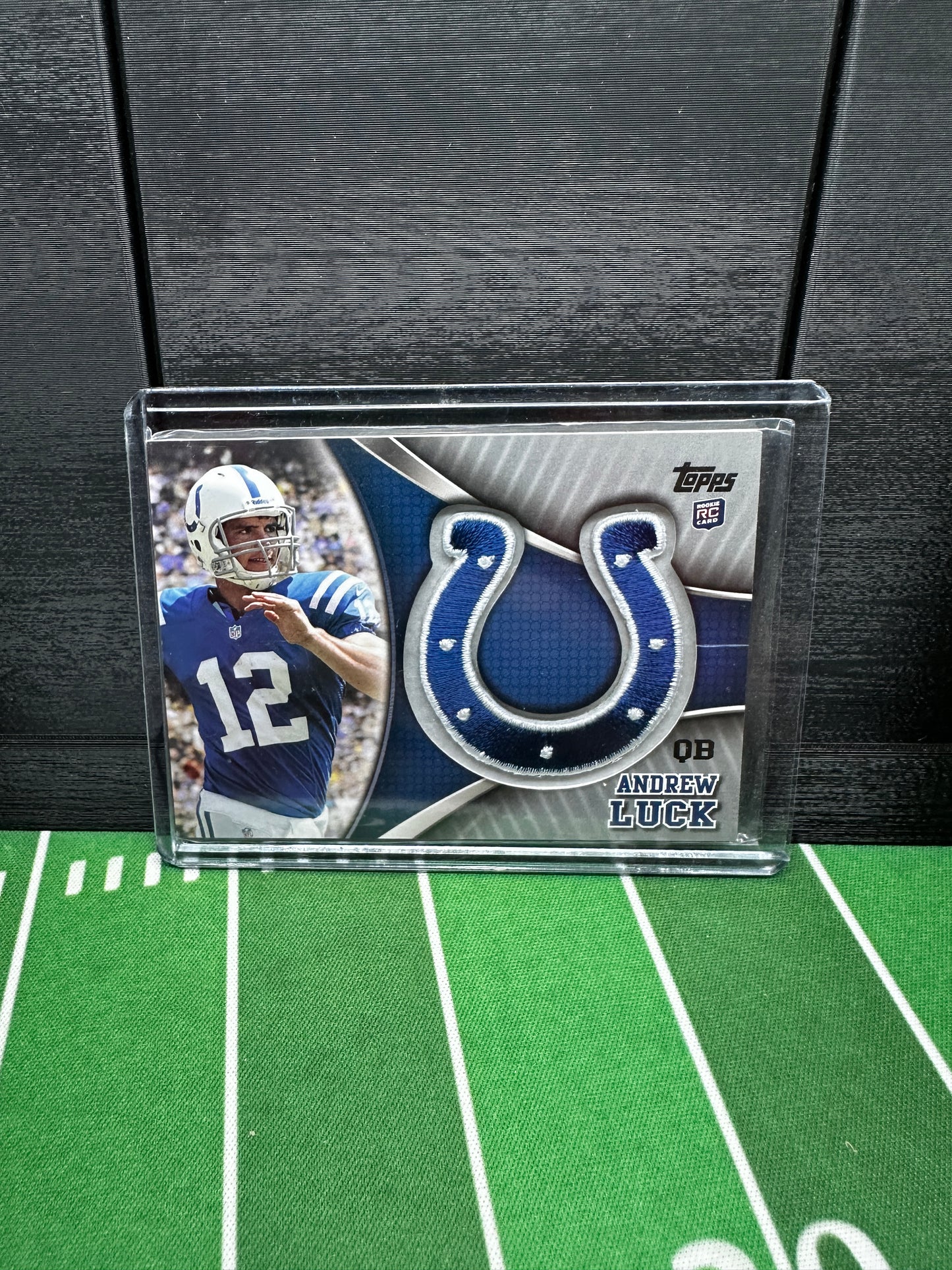 J 2012 Topps Factory Set Patch #TLP-AP Andrew Luck Indianapolis Colts