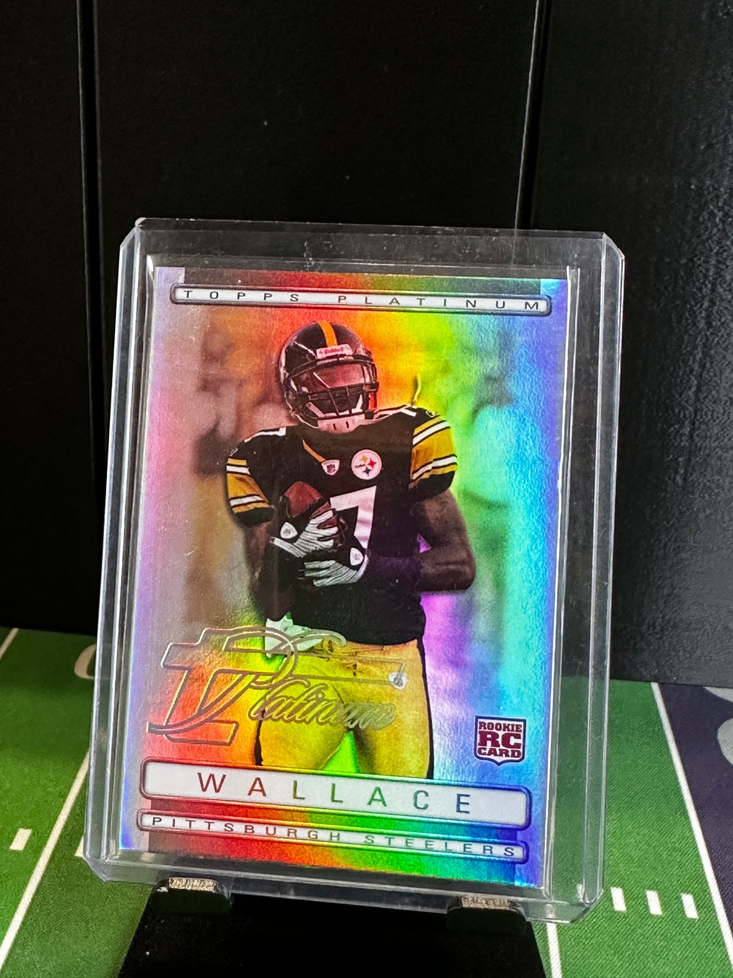 2009 Topps Platinum Rookie Thick Refractor #135 Mike Wallace Ravens /1549