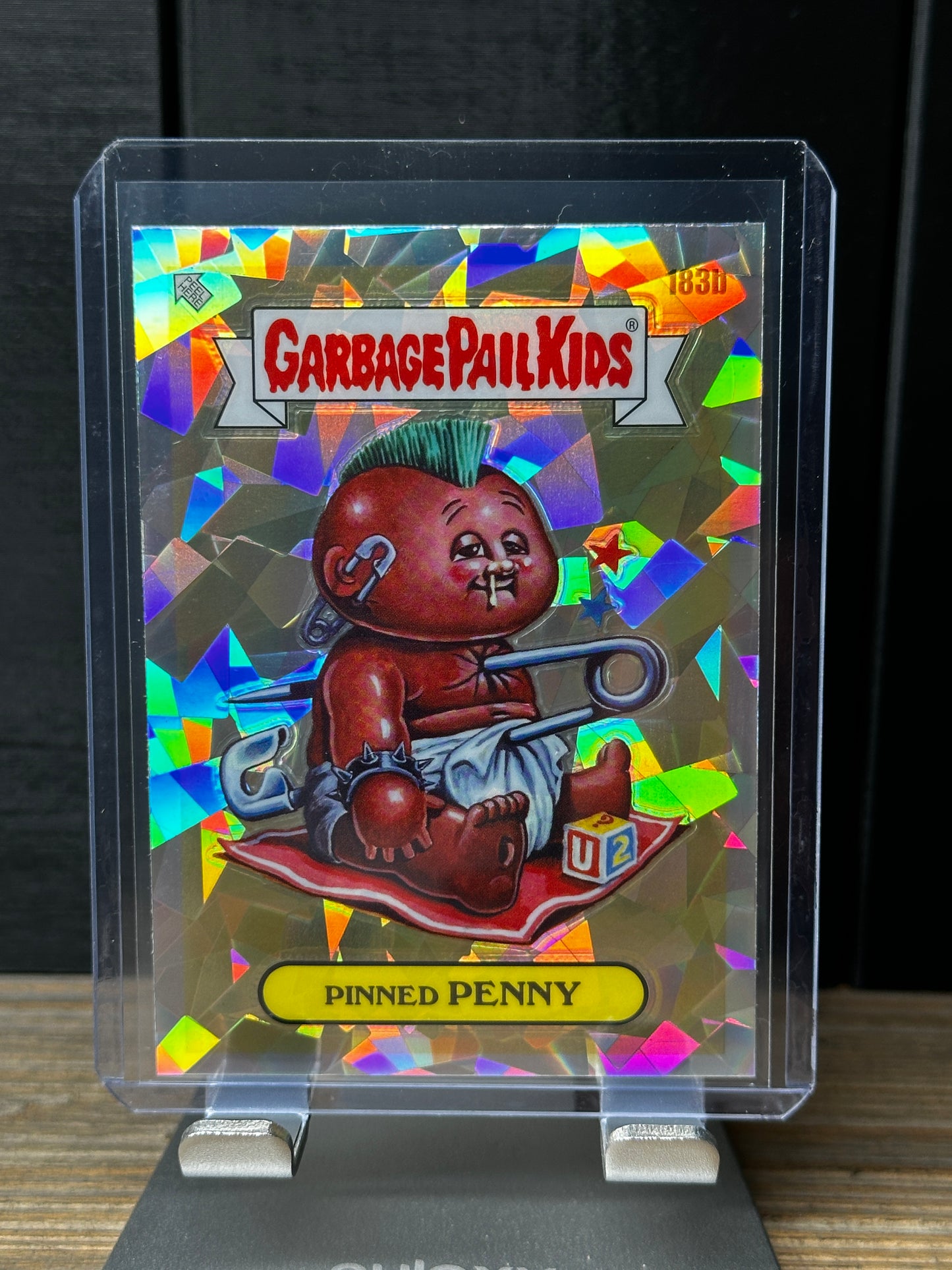 2022 Garbage Pail Kids Chrome Series 5 Pinned Penny Atomic Refractor #183b
