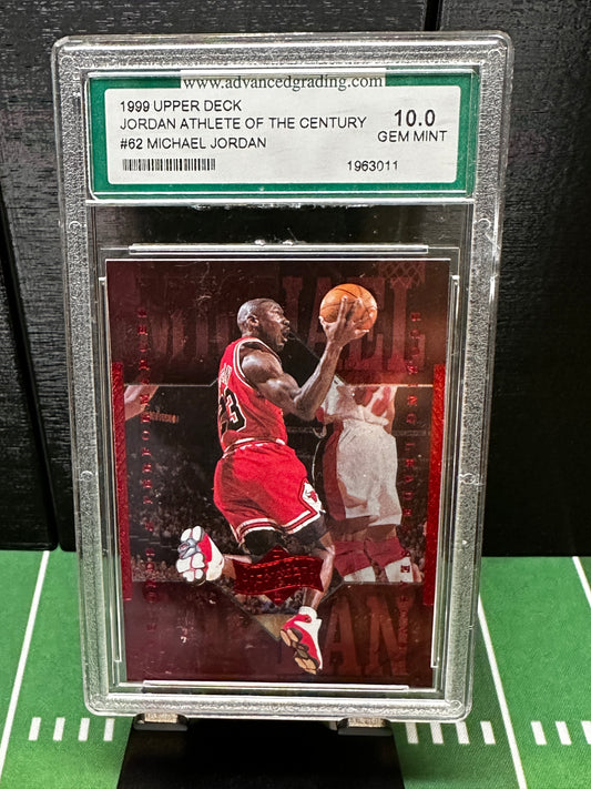 1999 upper deck Michael Jordan athlete of the century