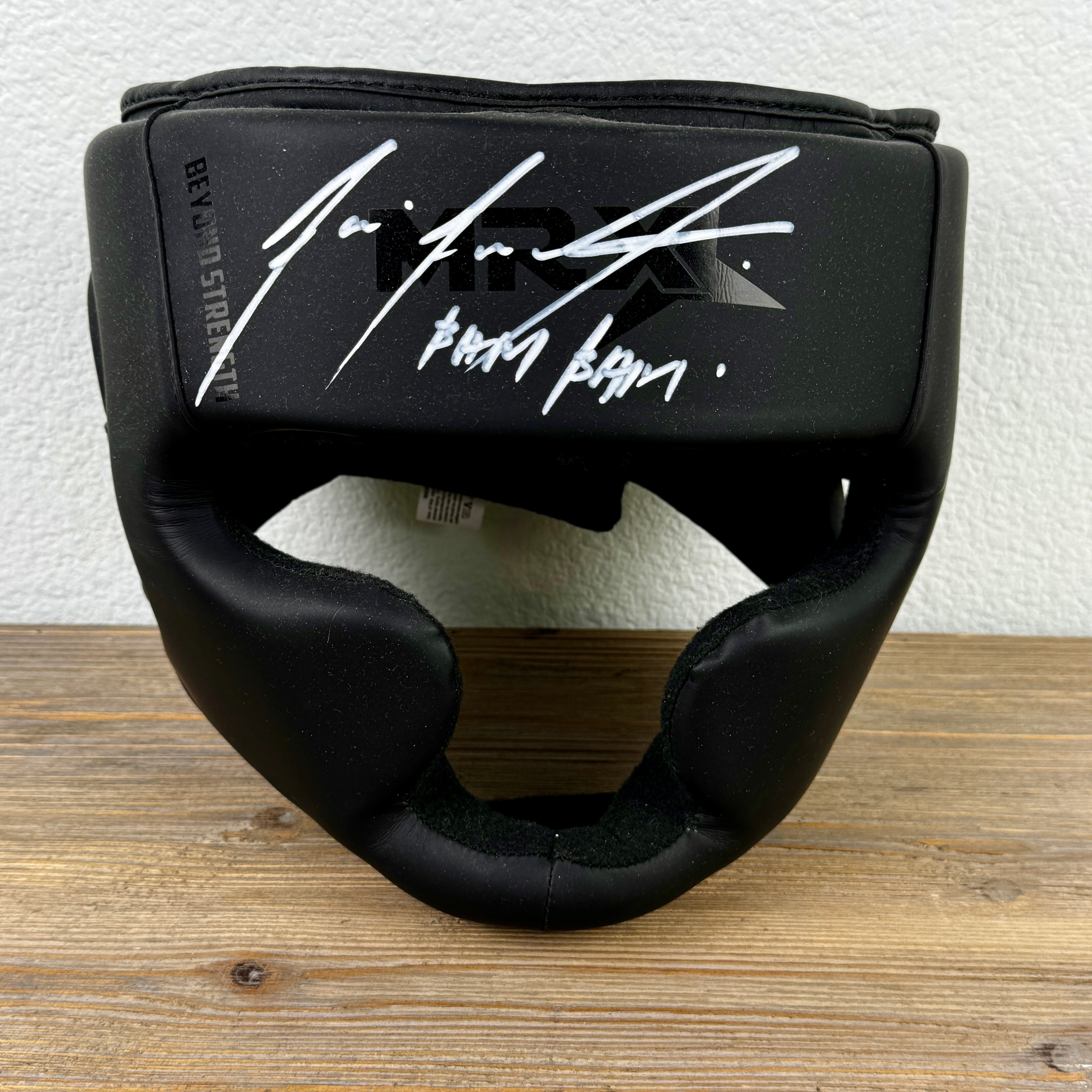 Tai Bam Bam Tuivasa signed headgear JSA authenticated