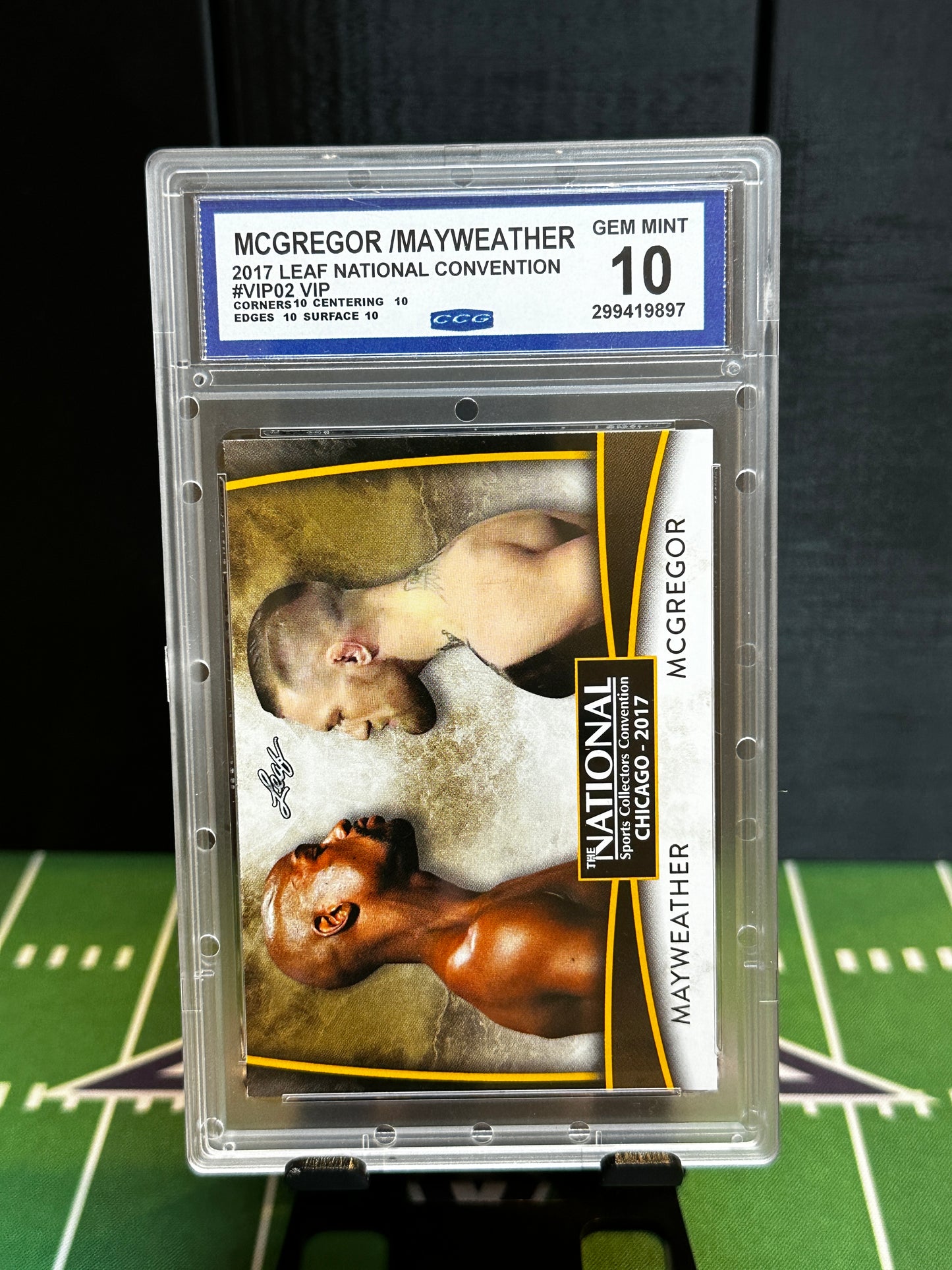 2017 Leaf🥊Mayweather🥊McGregor🥊RC🥊National Convention VIP CCG10 Mint