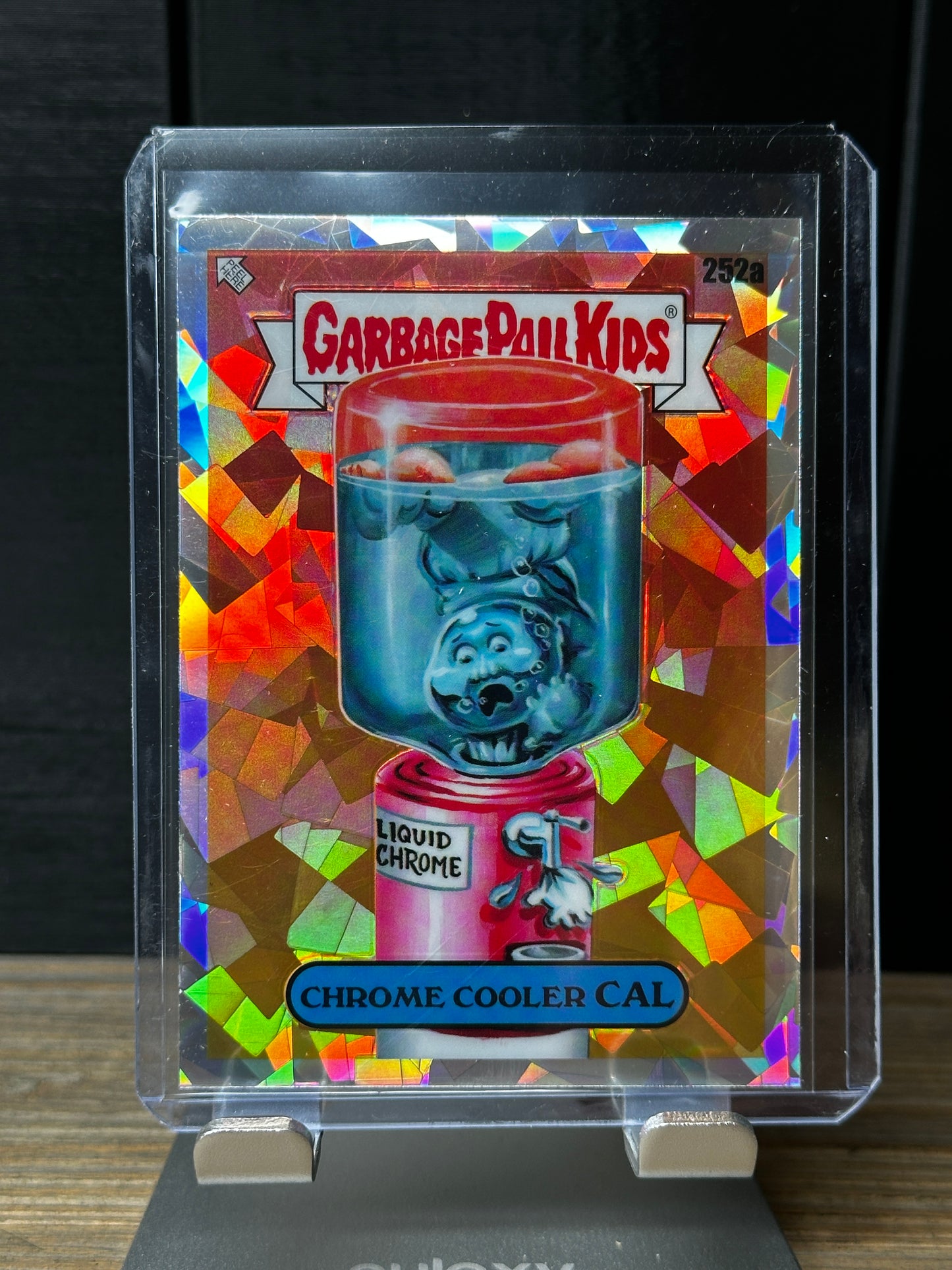 252A CHROME COOLER CAL 2023 GPK Garbage Pail Kids Chrome Series 6 Cracked ICE