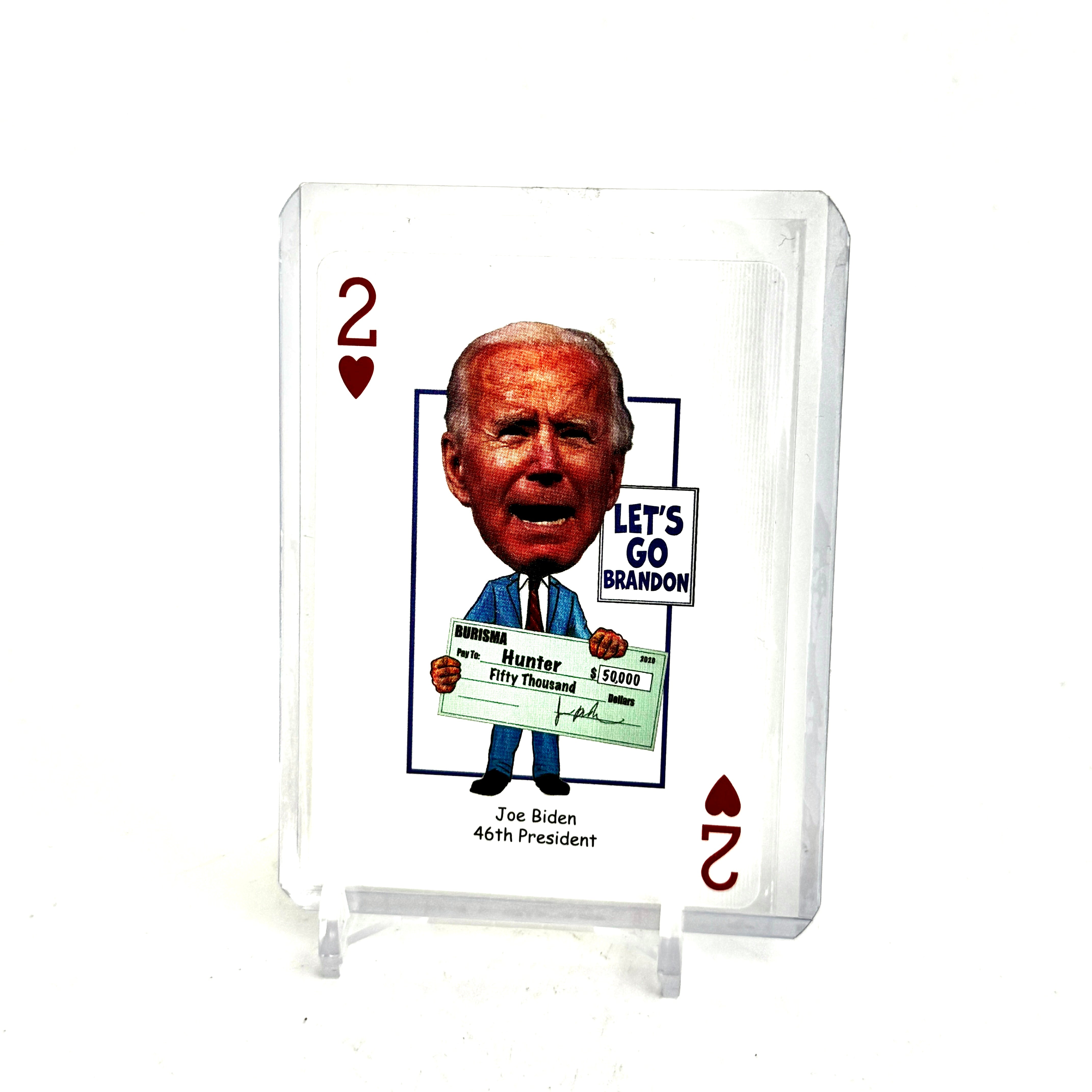 2024 Hero Decks Trump- Biden “ Let’s go Brandon” card