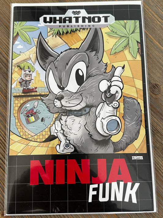 Ninja funk #1 Sonic the hedgehog homage variant