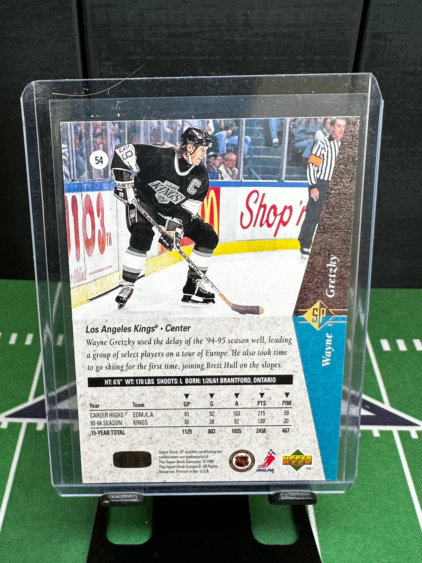 1994-95 Upper Deck SP #54 WAYNE GRETZKY Los Angeles Kings Hockey Card