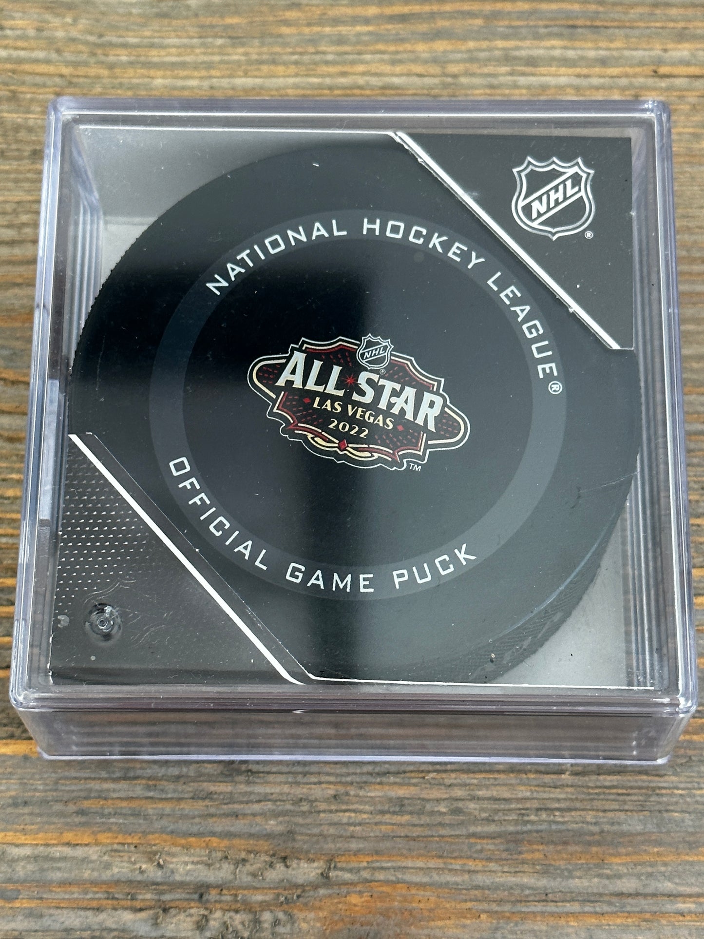 2022 NHL ALL STAR GAME LAS VEGAS OFFICIAL HOCKEY GAME PUCK -