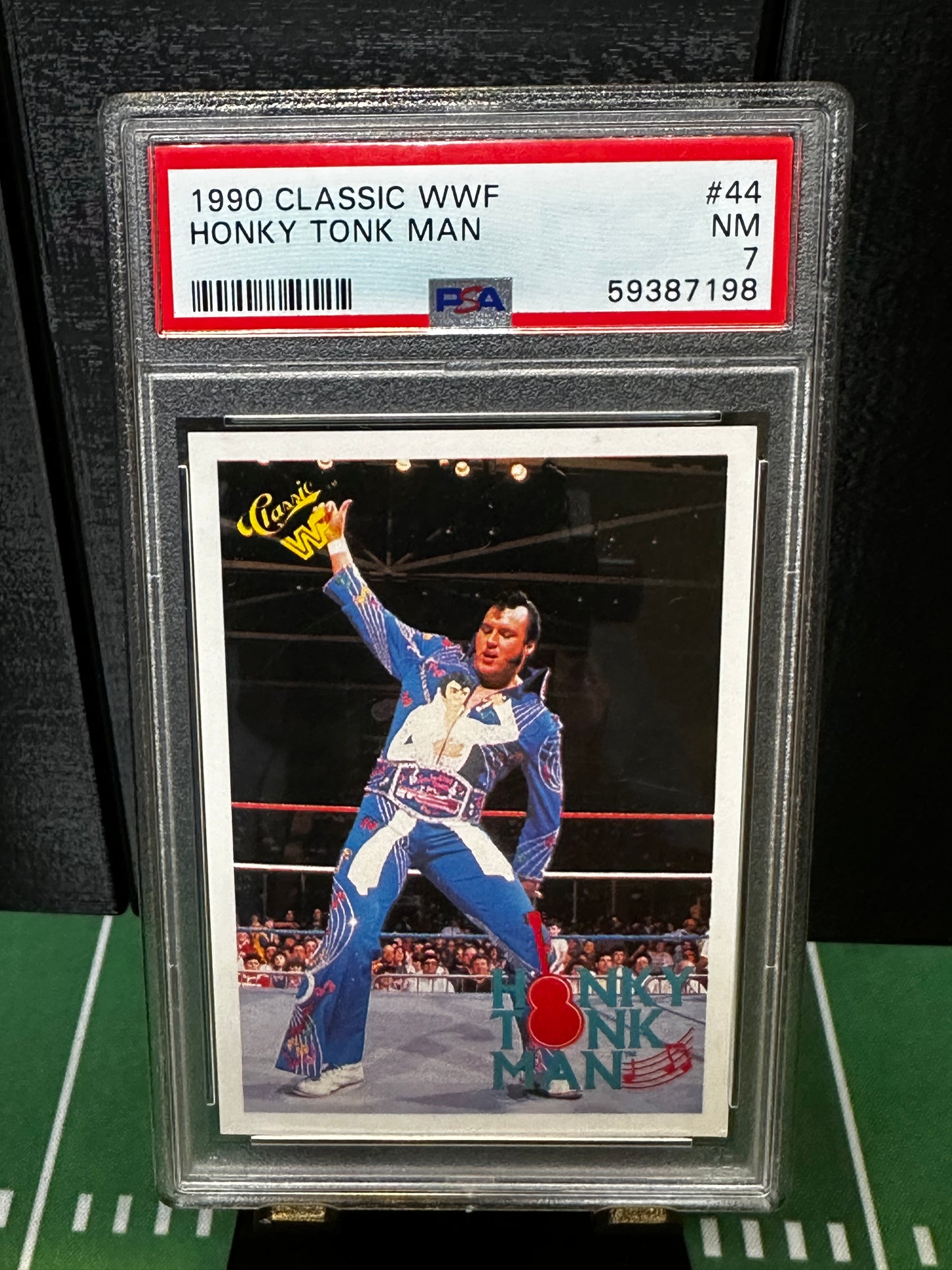 1990 Classic WWF - #44 Honky Tonk Man PSA 7