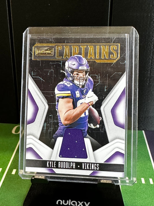 2020 Panini Playbook Kyle Rudolph - Captains Relic Jersey Patch