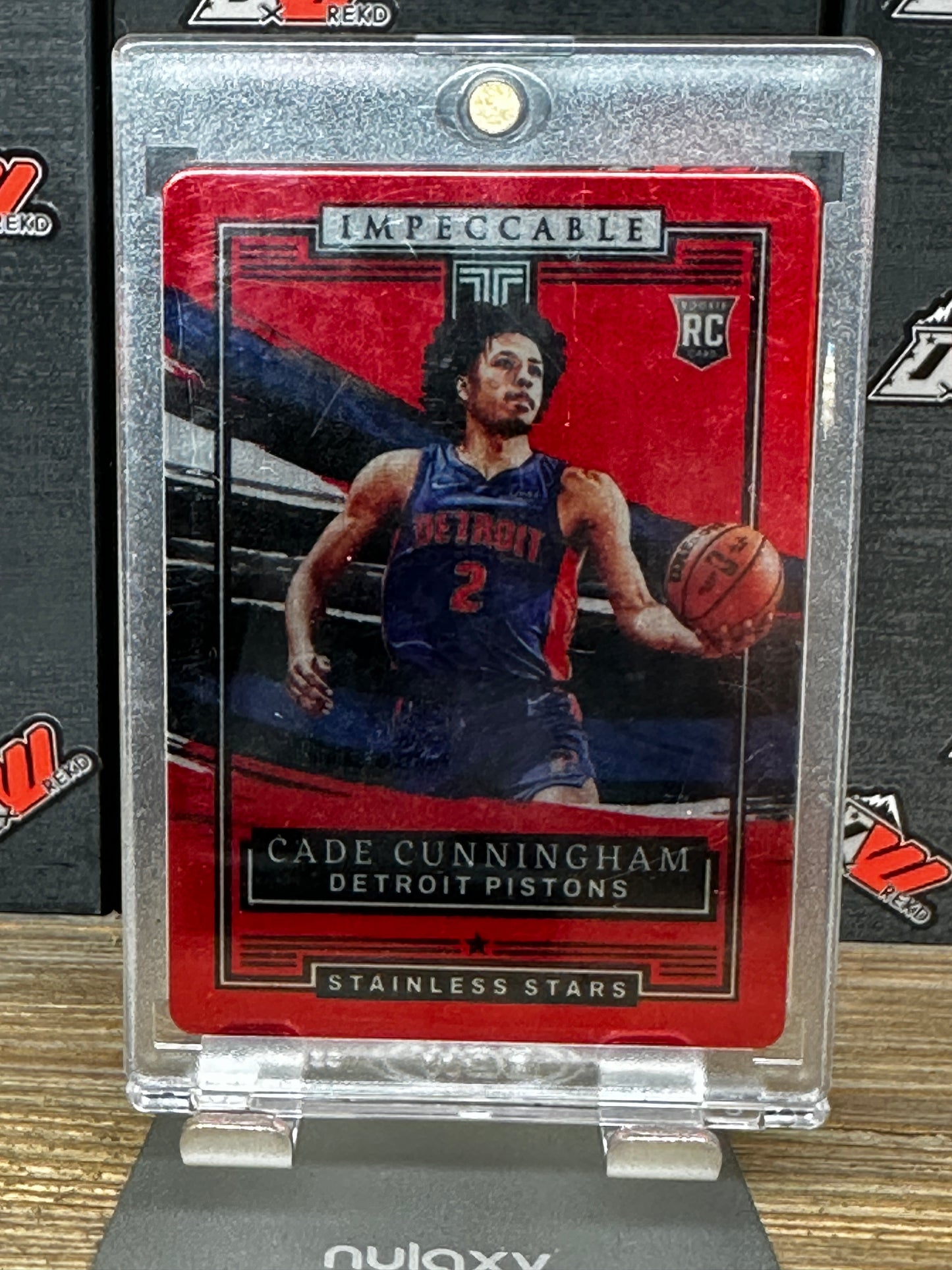 2021-22 Panini Impeccable Stainless Stars Asia Red Cade Cunningham #20 Rookie RC