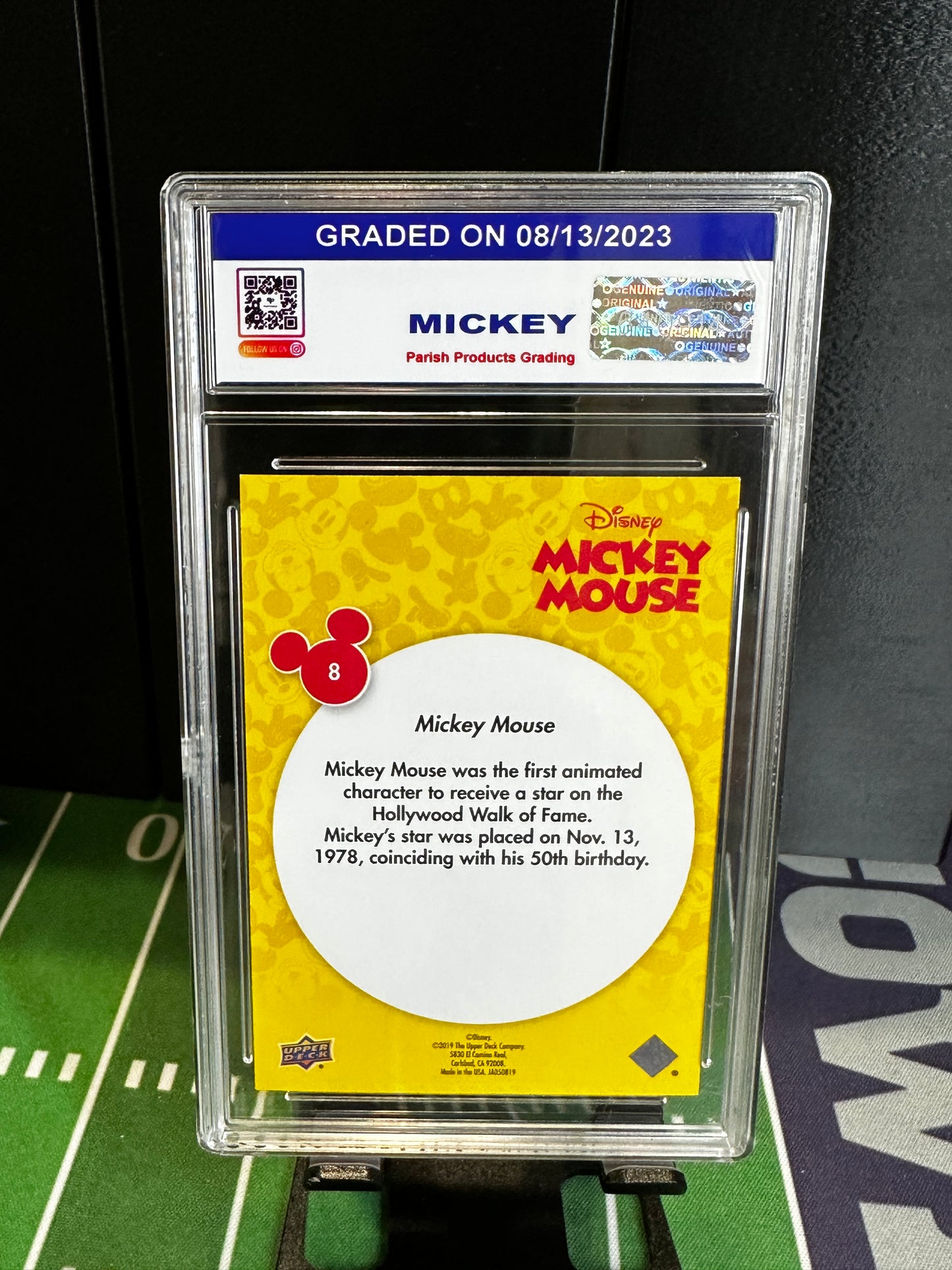 2020 Upper Deck Disney's Mickey Mouse Mickey Mouse #8 PPG10