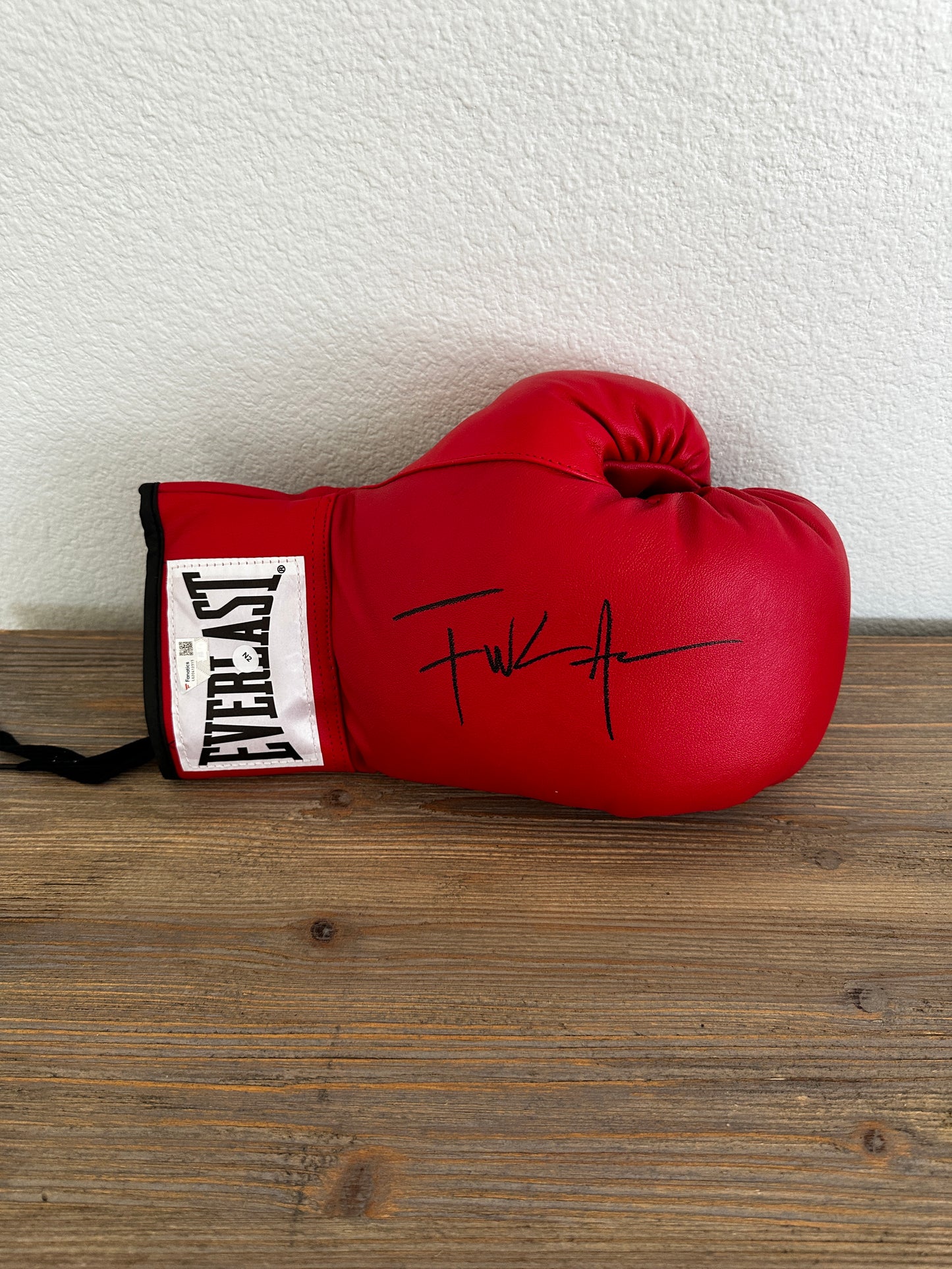 Frank Gore signed everlast boxing glove