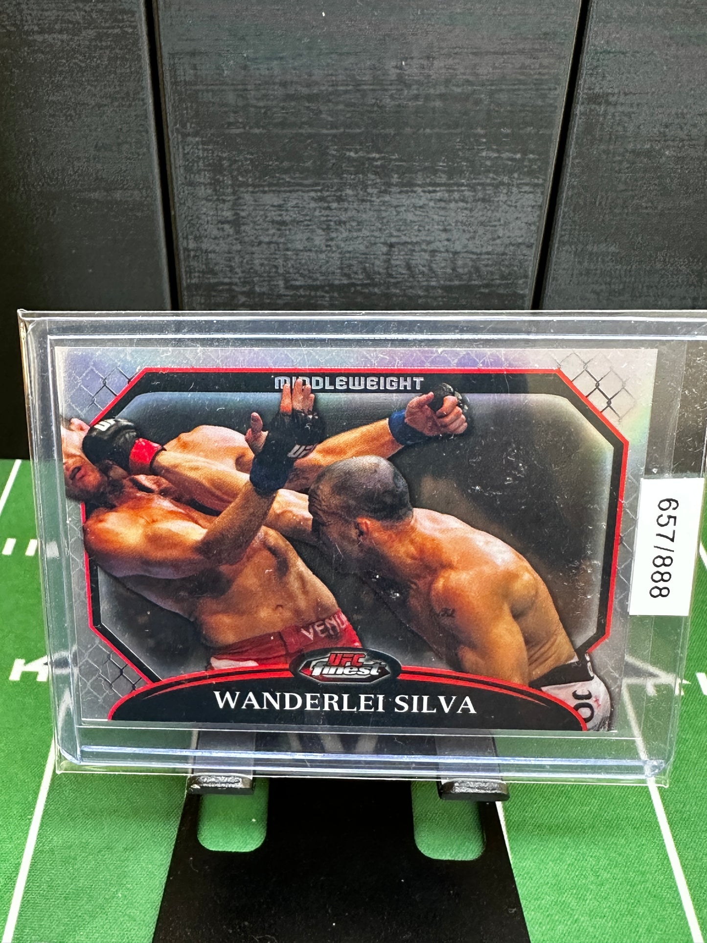 2011 Topps UFC Finest Refractor /888 Wanderlei Silva The Axe Murderer #26
