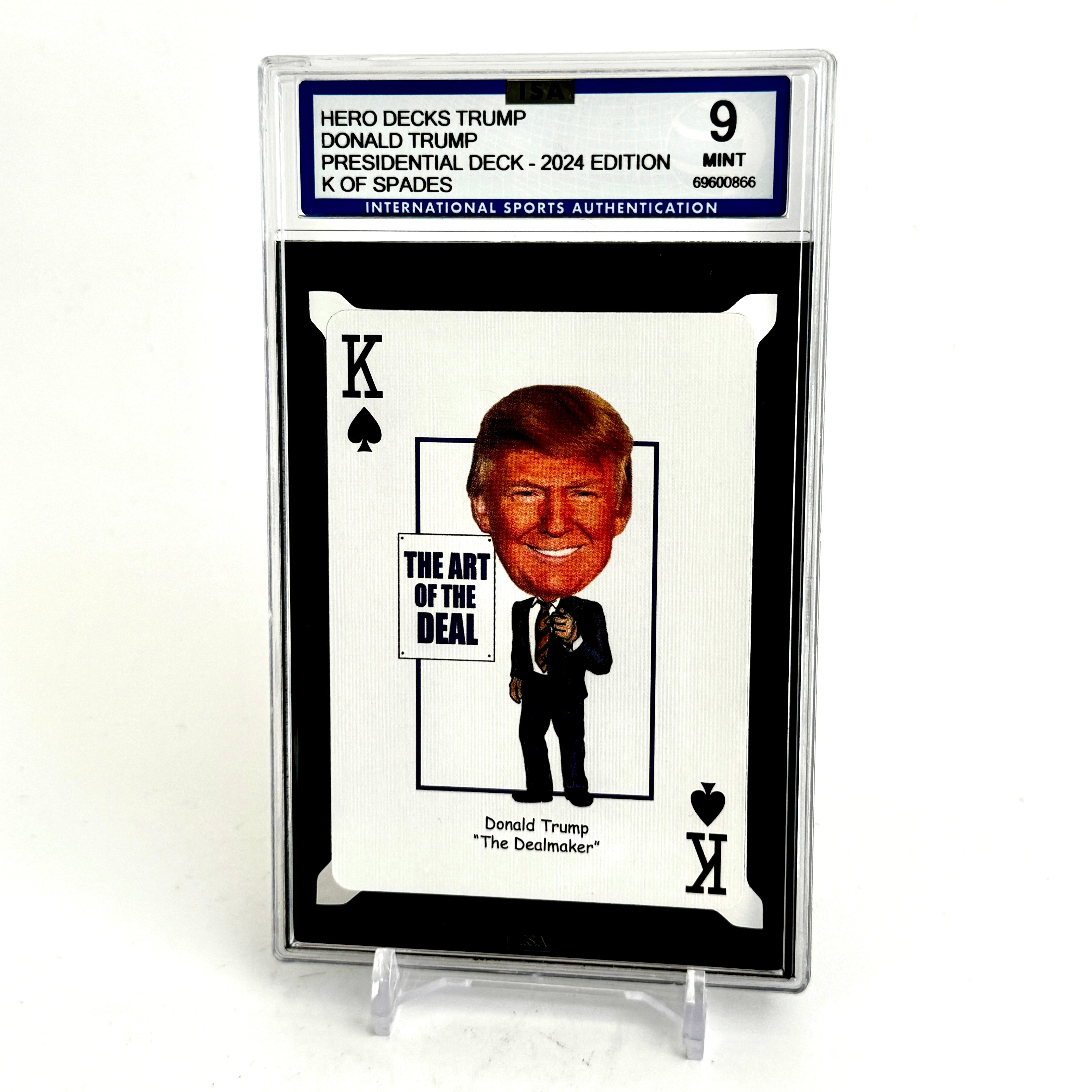 2024 Hero Decks Donald Trump King of Spades ISA9