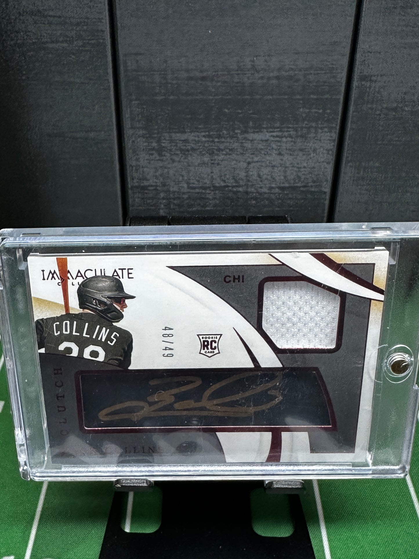 2020 PANINI IMMACULATE ZACK COLLINS AUTOGRAPH 2CLR JERSEY ROOKIE /49
