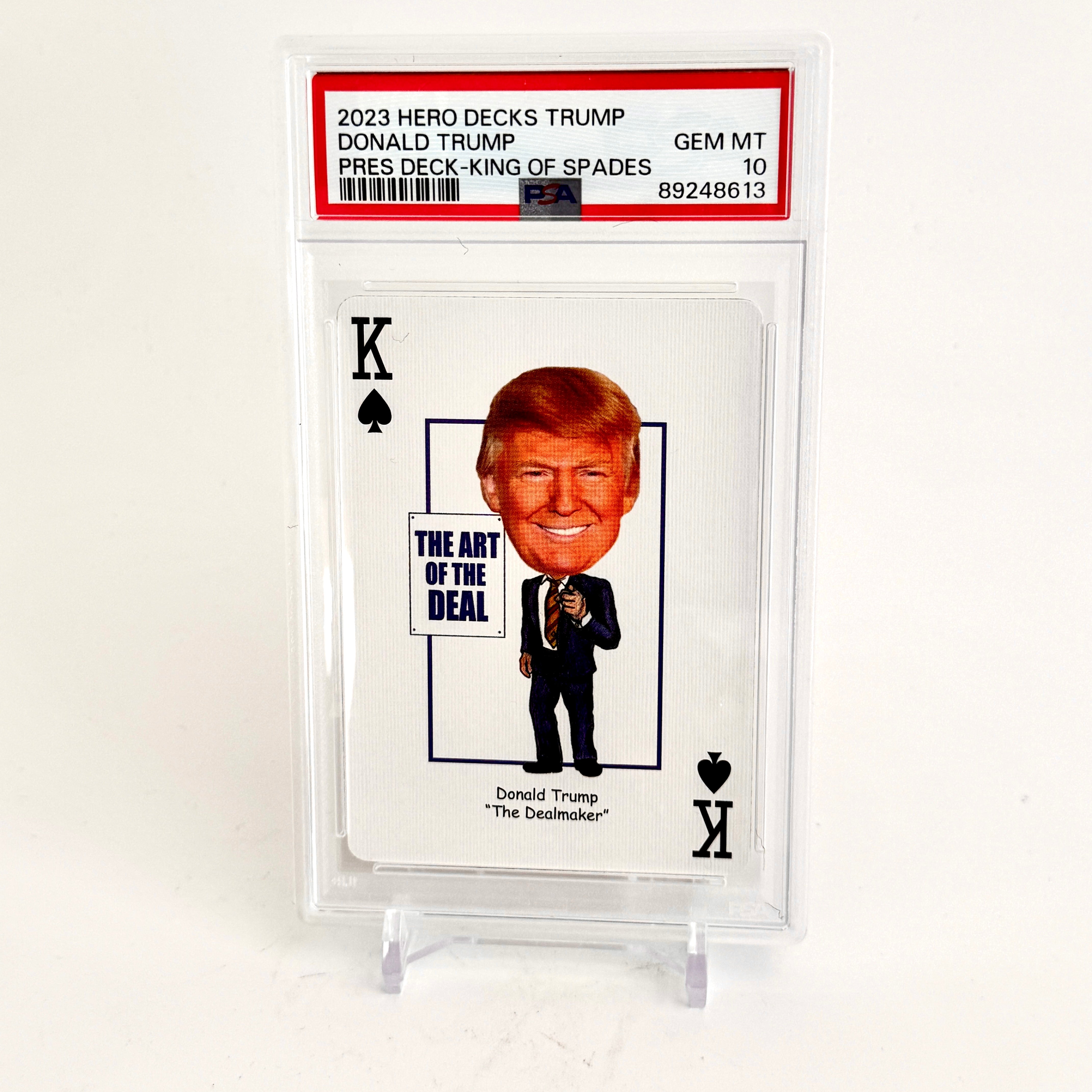 2023 Hero Decks Trump King of Spades PSA10