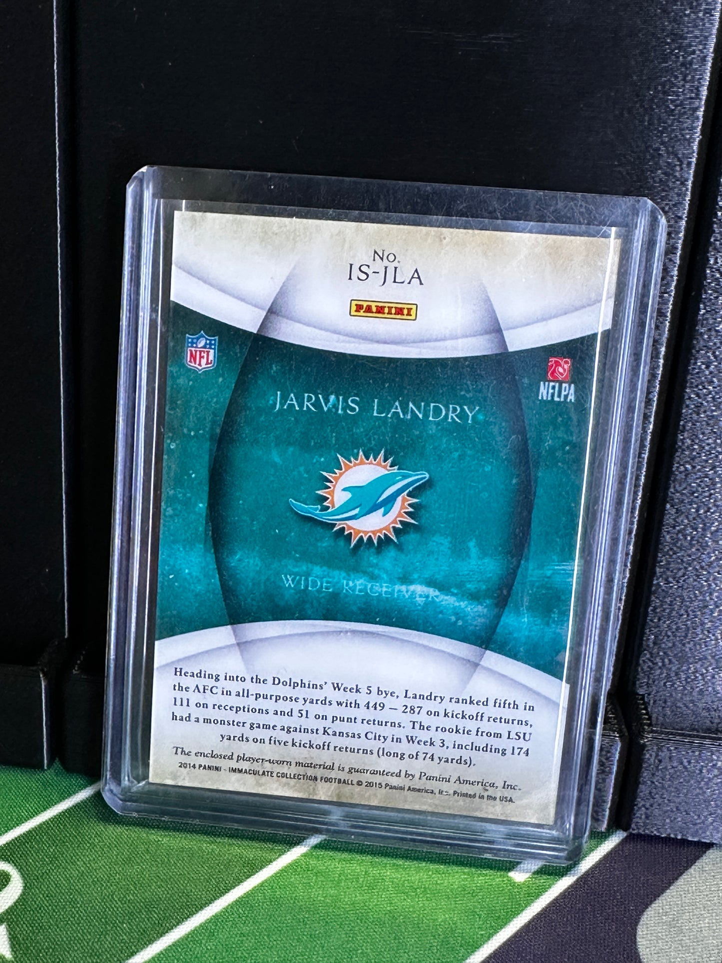 2014 Immaculate Collection J Landry RC #IS-JLA Immaculate Jumbo Jersey /49
